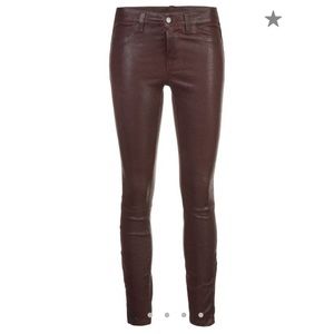 Never worn leather J Brand leather pants.